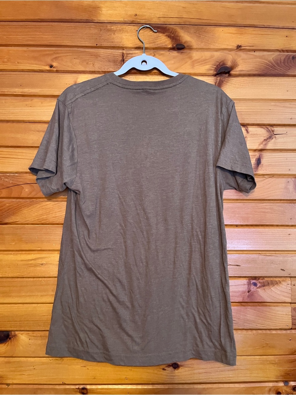 Jesus Graphic Short-Sleeve Tee - Light Brown with Peach & Brown Print - Picture 2 of 2